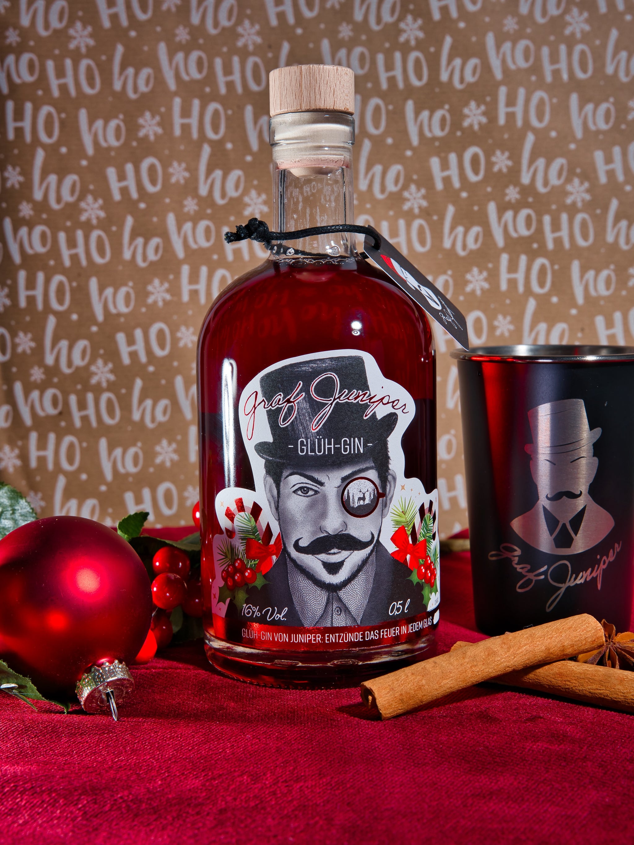 Glüh-Gin - 0,5L - 16% - Graf Juniper