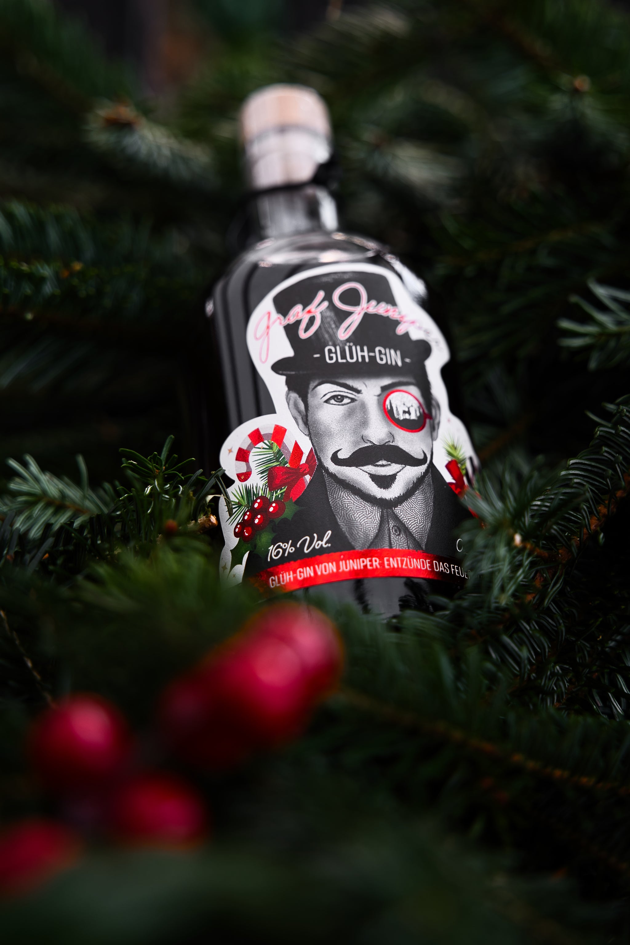 Glüh-Gin - 0,5L - 16% - Graf Juniper